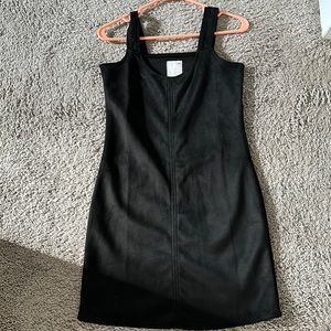 Black suede dress, kohls